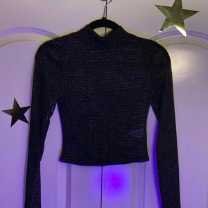Sparkle Fishnet Long Sleeve